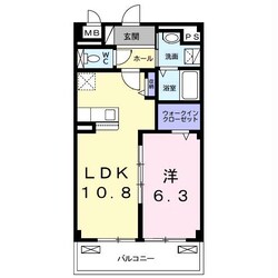 浜野駅 徒歩17分 1階の物件間取画像